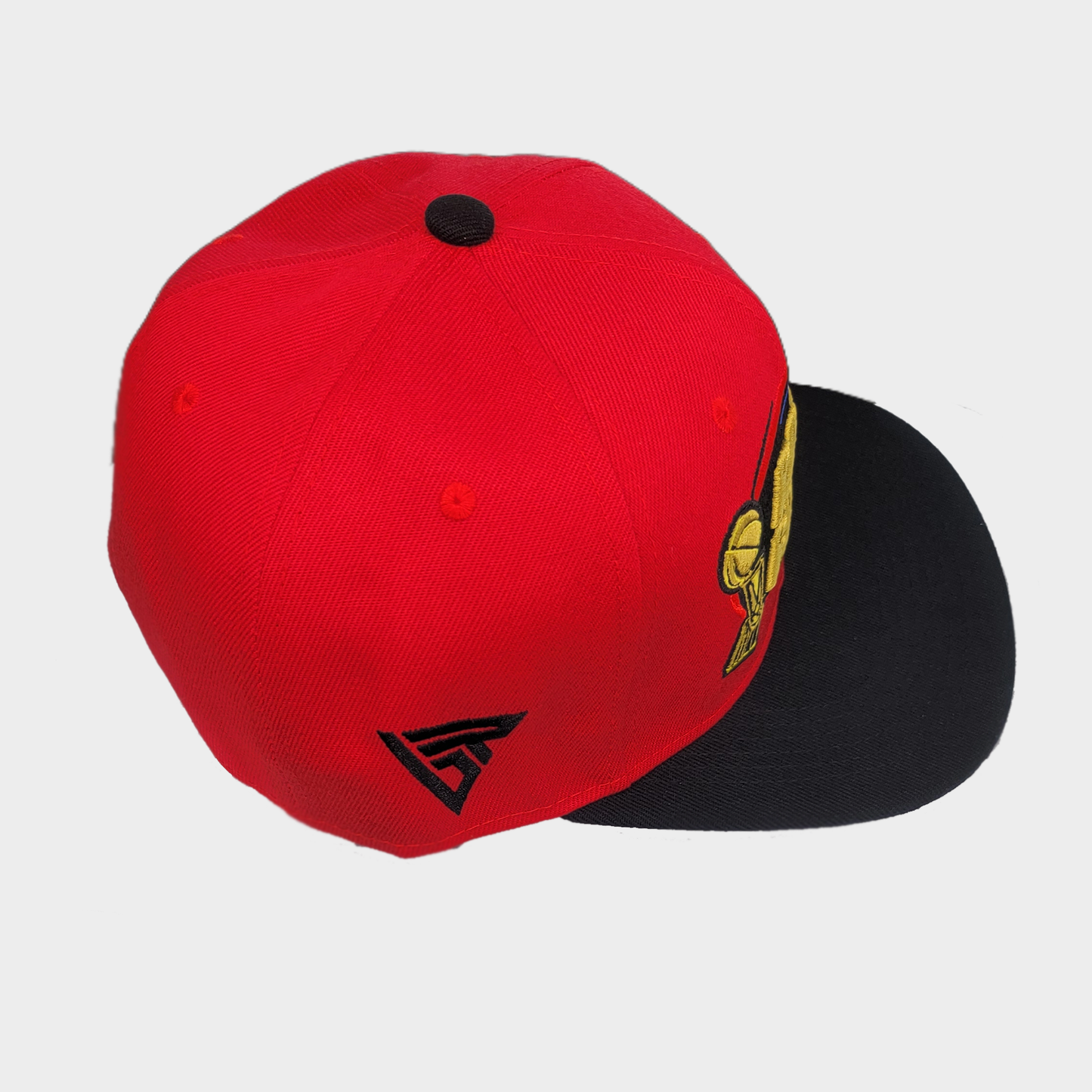 98 Finals hat side embroidery detail