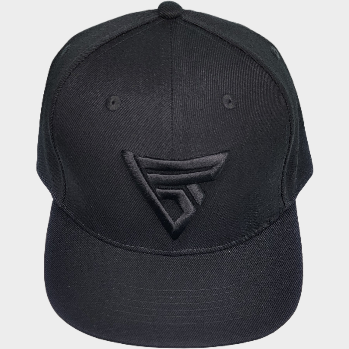 Triple Black Streetwear Snapback Hat by Rock & Breeze