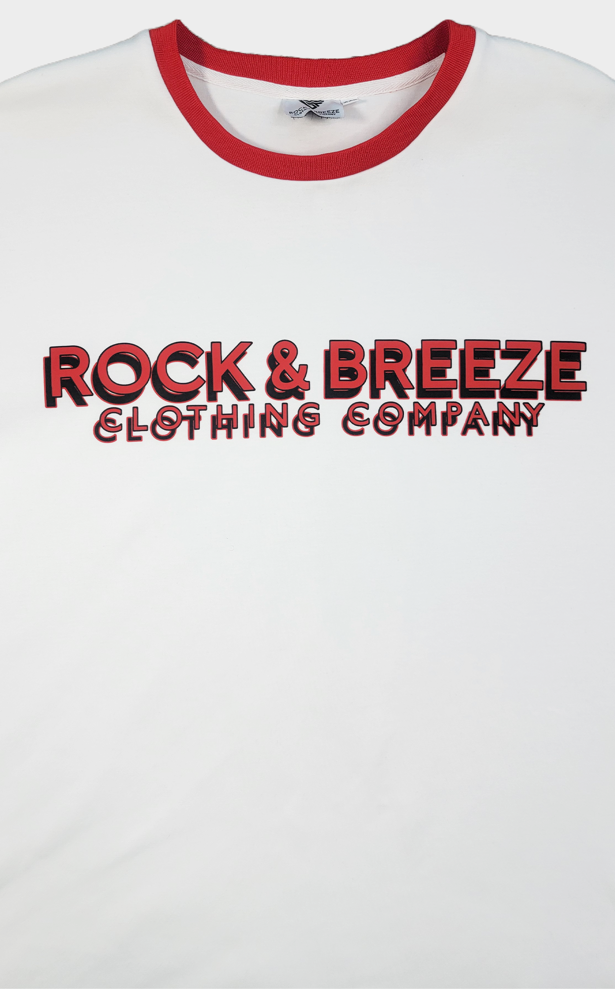 Hazy Logo SS Tee - Red | Everyday Streetwear T-Shirt – Rock & Breeze