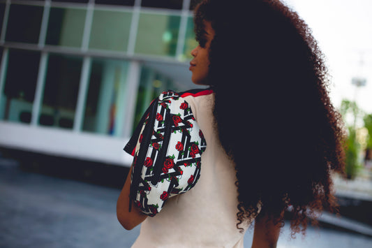 Red Rose Sling Pack