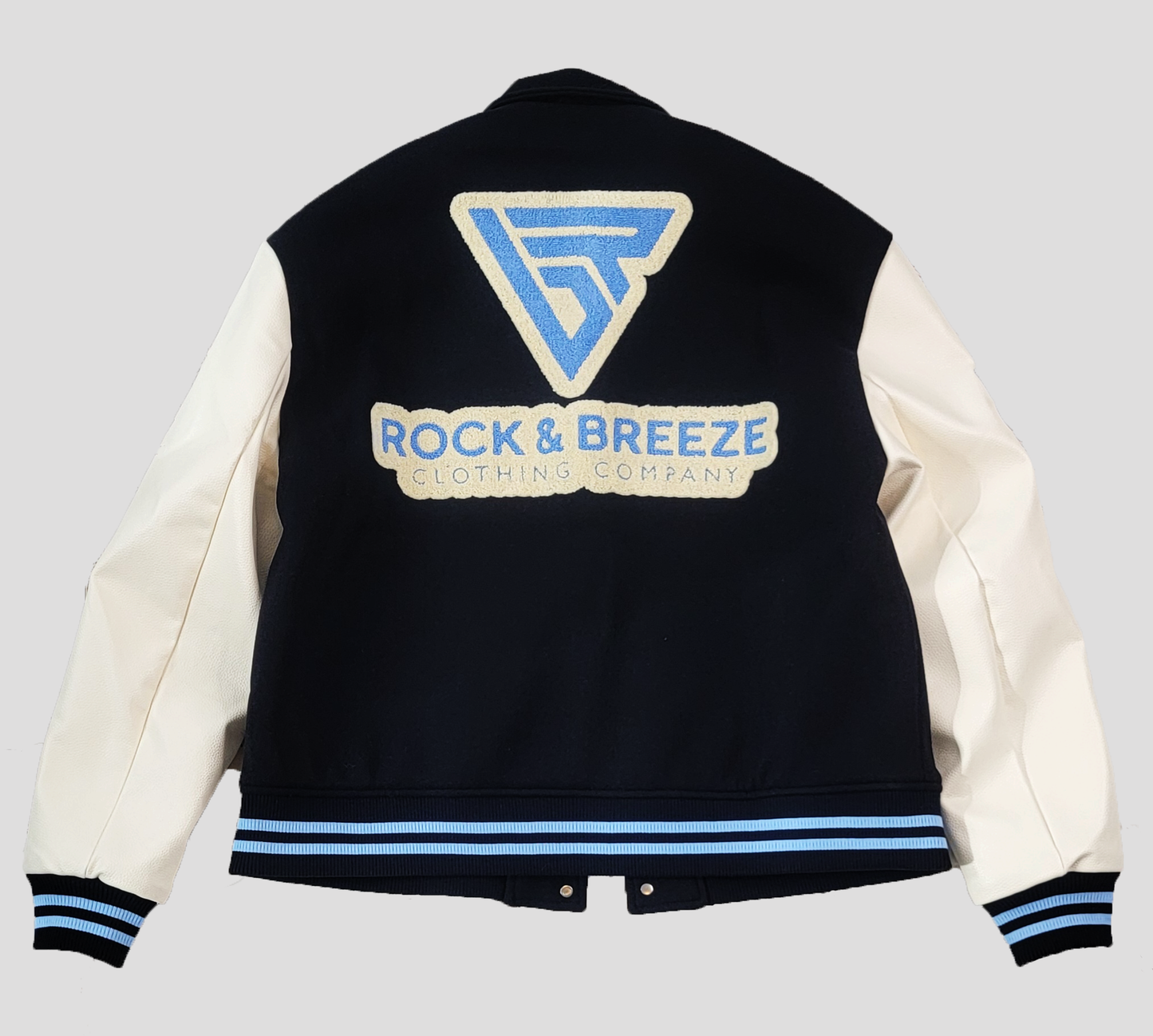 Free Bird Varsity Jacket – Black | Statement Streetwear Jacket – Rock & Breeze
