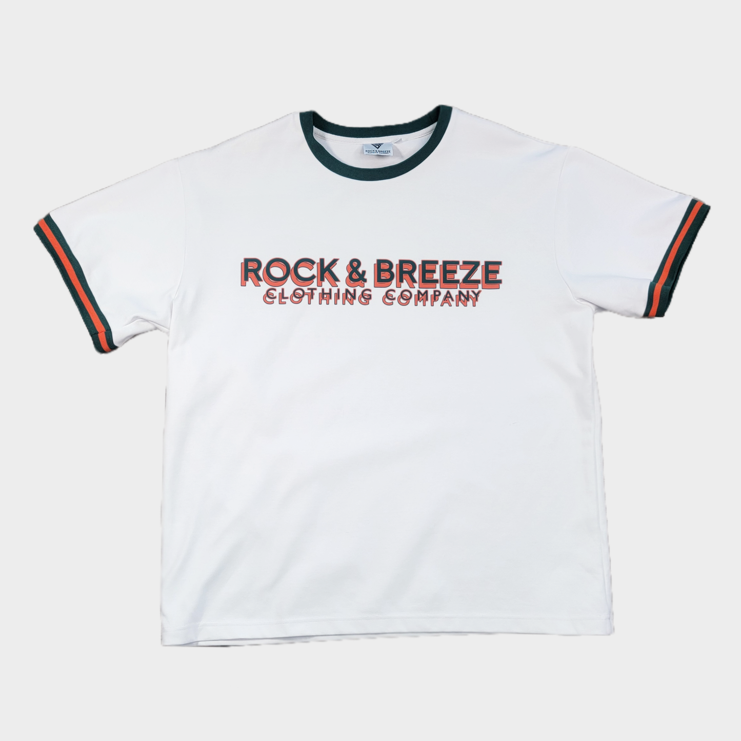 Hazy Logo SS Tee ORANGE | Everyday Streetwear T-Shirt – Rock & Breeze