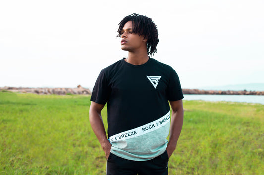 Elite SS Black Tee – Premium Streetwear T-Shirt by Rock & Breeze