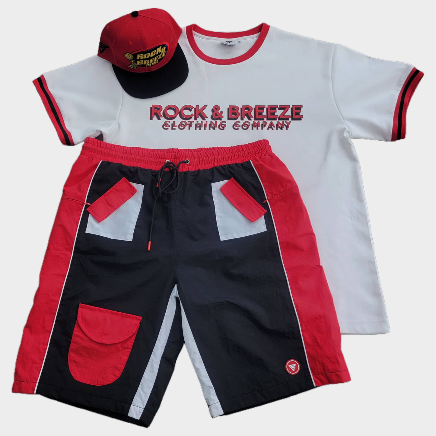 Rock & Breeze Utility Shorts - BLACK